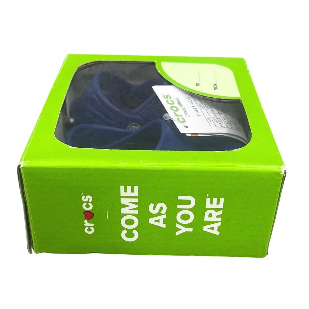 Crocs Classic Littles Clogs Toddler‎ Size C2/C3 Cerulean Blue New Boxed